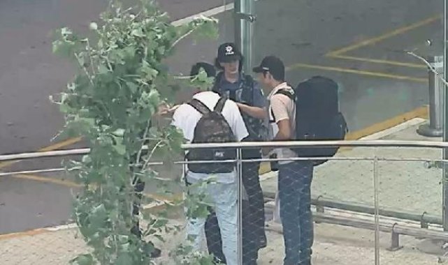 İstanbul Havalimanın'da bulunan mescitte yaşanan hırsızlık olayı kameraya yansıdı