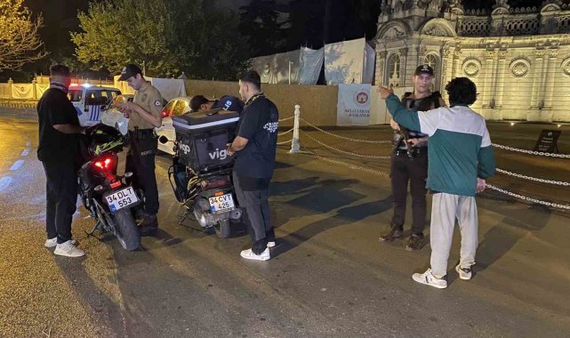 İstanbul'da motosiklet sürücülerine yönelik asayiş uygulaması gerçekleştirildi