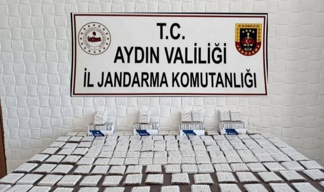 Jandarma ekiplerinden kaçak sigara operasyonu