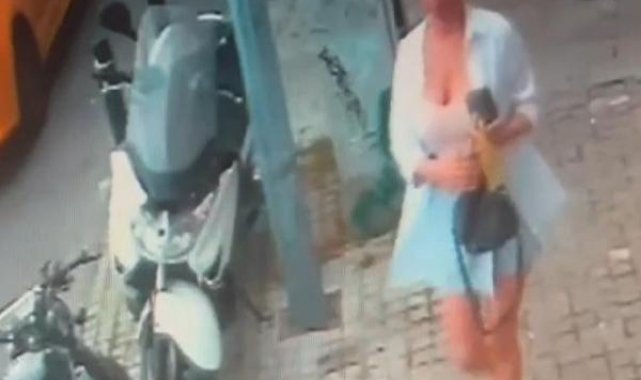 Kadıköy'de 4.kattan itilerek öldürüldüğü öne sürülen Fatma Duygu Özkan'ın son görüntüleri