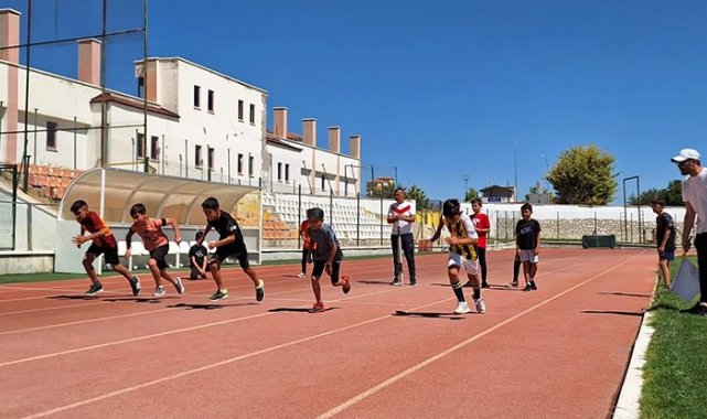 Karaman'da ilk kez U12 çoklu branşlar il deneme yarışları yapıldı
