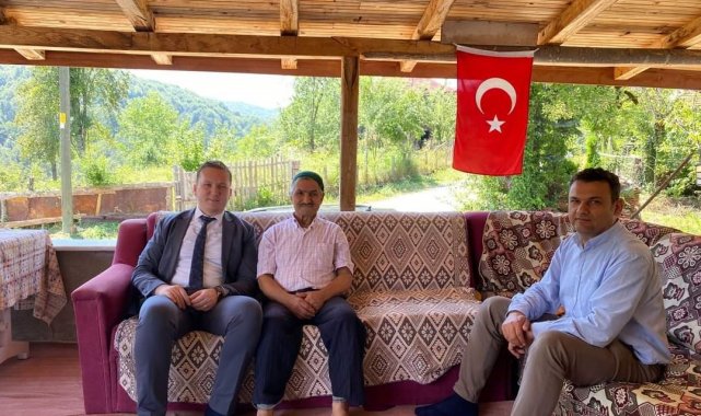 Kaymakam Kılıç, şehit ailelerine ve vatandaşları evlerinde ziyaret etti