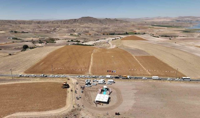 Kayseri'de aspir hasadı başladı
