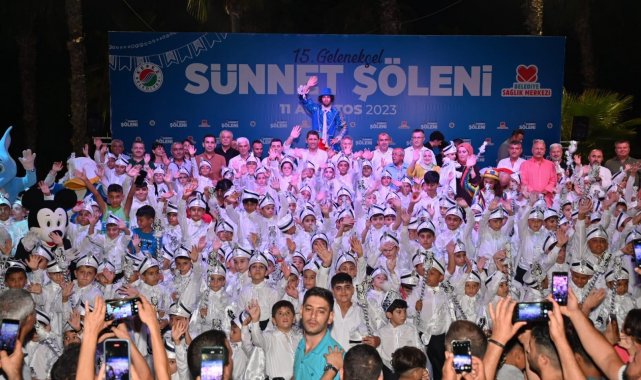 Kepez'den 480 çocuğa sünnet düğünü