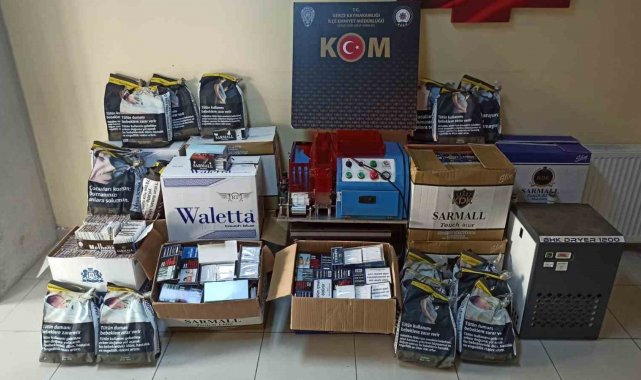 Kocaeli'de 72 bin 77 dolu ve boş makaron ele geçirildi