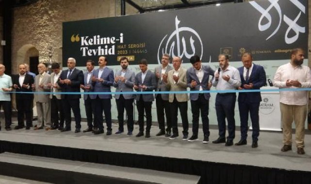 Konya'da 'Kelime-i Tevhid Hat Sergisi' açıldı