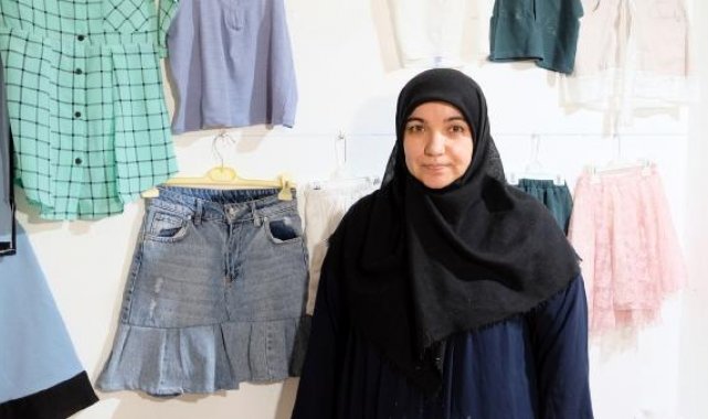 KOSGEB desteği ile atık kumaşlardan çocuk kıyafeti üreterek geri dönüşüme katkı sağlıyor