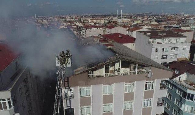 Küçükçekmece'de kendisine alınan telefonu beğenmeyen adam evini yaktı iddiası