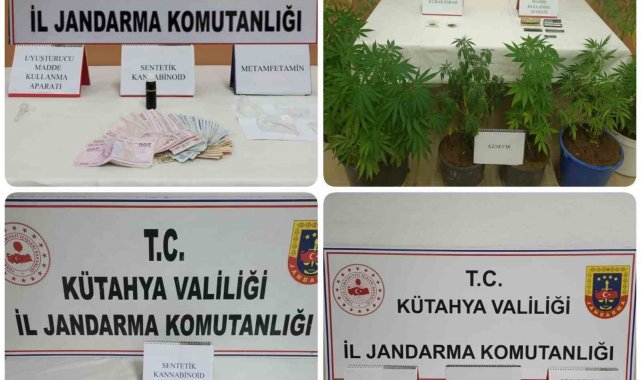 Kütahya'da 20 uyuşturucu operasyonunda 22 şüpheli yakalandı