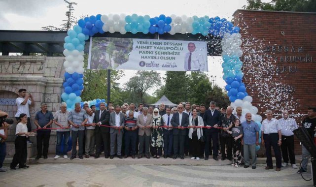 Kütahya'da Ressam Ahmet Yakupoğlu Parkı hizmete sunuldu