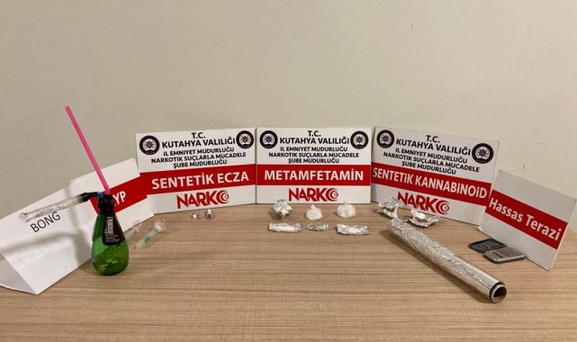 Kütahya'da uyuşturucu operasyonu
