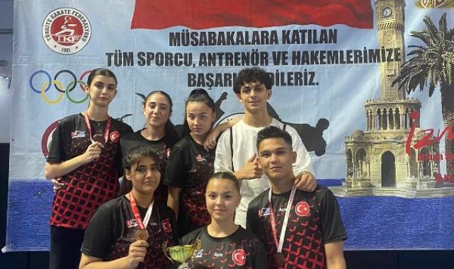 Manisalı karatecilerden 5 madalya