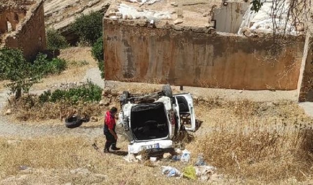 Mardin'de piknik yolunda kaza: 1'i ağır 10 yaralı