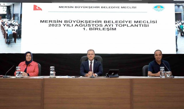 Mersin Büyükşehir Belediyesi Meclis Toplantısı yapıldı