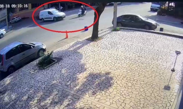 Motosikletteki iki genç böyle ölümden döndü
