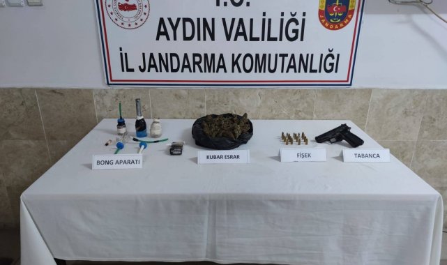 Nazilli'deki evde uyuşturucu madde ele geçirildi
