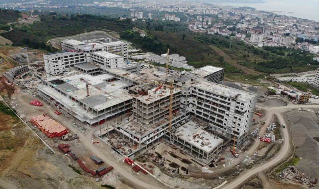 Ordu Şehir Hastanesi inşaatı yüzde 71'e ulaştı