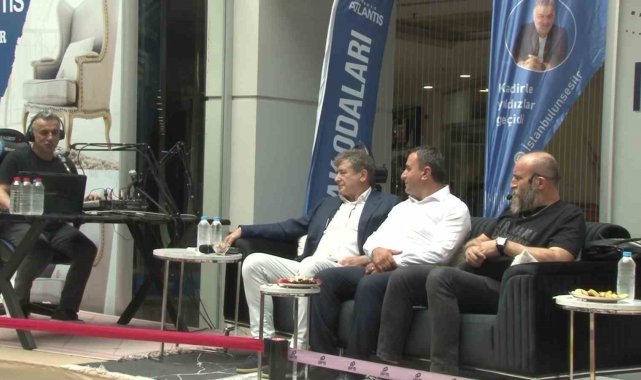 Oyuncu Çetin Altay ve Teknik Direktör Güvenç Kurtar Pendik'te söyleşiye katıldı