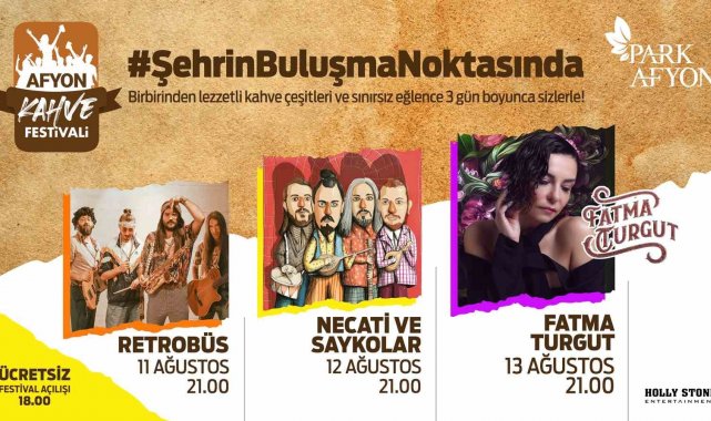 Park Afyon AVM'de 'Kahve Festivali' başlıyor
