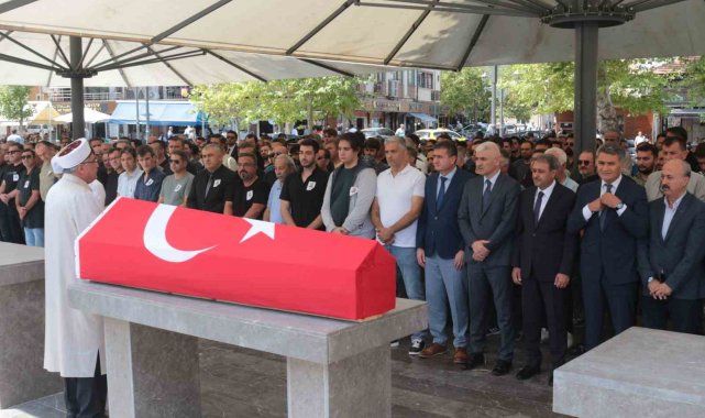 Polis Müfettişi Sönmez son yolculuğuna dualarla uğurlandı