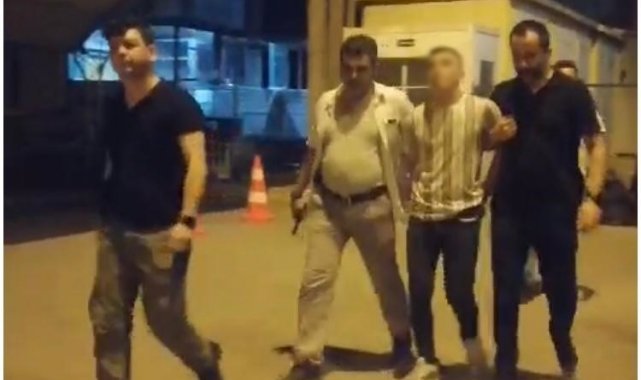 Polisi görünce kaçmaya çalıştı, kıskıvrak yakalandı