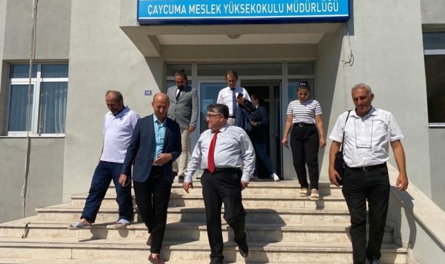 Rektör Özölçer'den birimlere ziyaret