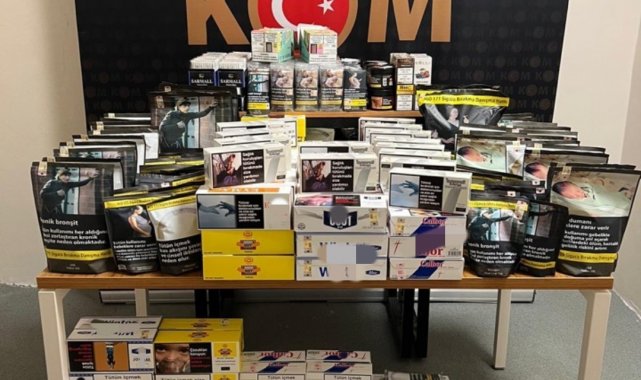 Rize'de kaçak sigara operasyonu