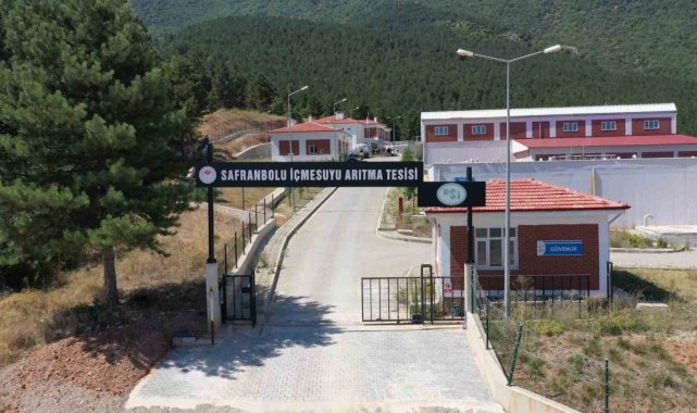 Safranbolu'daki su arıtma tesisinde 24 bin metreküp su arıtılıyor