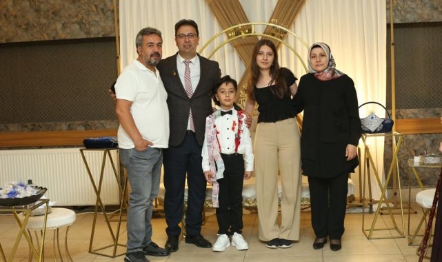 Samancı ailesinin mutlu günü