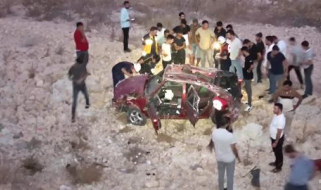 Şanlıurfa'da 150 metreden yuvarlanan otomobilin sürücüsü öldü