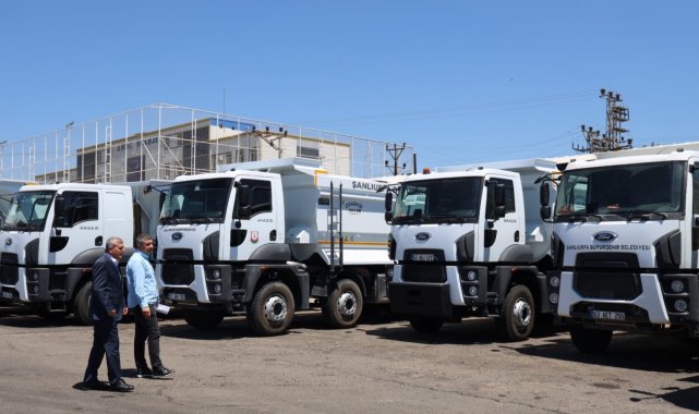 Şanlıurfa'da belediye 40 yeni araç aldı