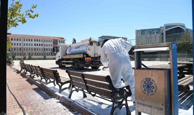 Selçuklu'da okullar eğitime hazır hale getiriliyor