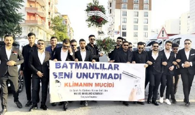 Sıcaklığın 40 derecenin üzerinde olduğu Batman'da klimanın mucidine anma etkinliği