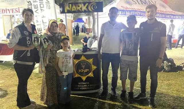 Simav Turizm ve Ticaret Panayırında uyuşturucu ile mücadele eğitimi