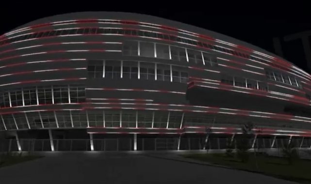 Sivasspor'un stadyumuna gece aydınlatması yapılıyor