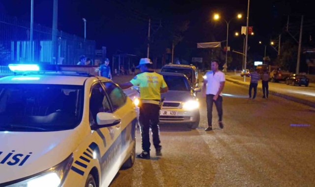 Şuhut'ta sürücülere yönelik alkol denetimi