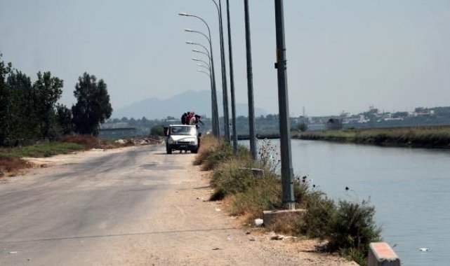 Sulama kanalına düşen Yaprak, kayboldu