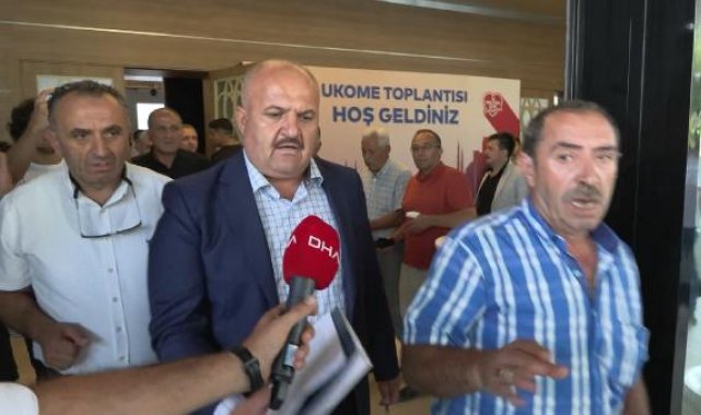Taksiciler Odası Başkanı, zam oranını beğenmedi UKOME toplantısını terk etti
