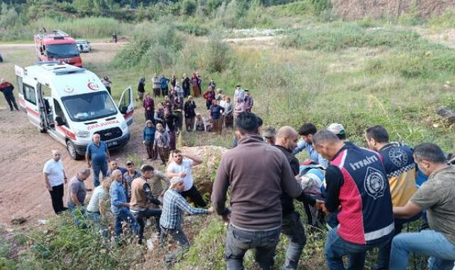 Tarım aracı 80 metreden yuvarlandı: 1 ölü