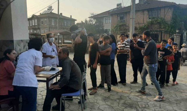 Tarım işçileri sağlık taramasından geçti