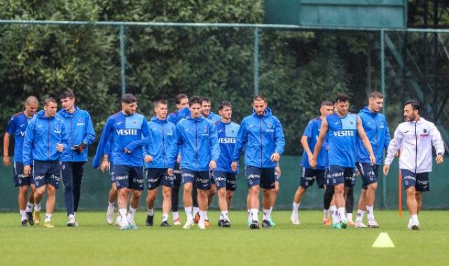 Trabzonspor, Galatasaray maçı hazırlıklarına başladı