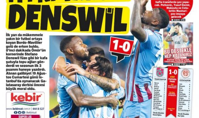 Trabzonspor'un 'çileli' zaferi