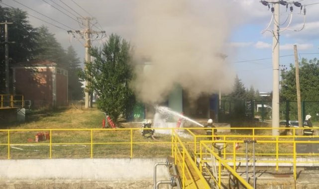 Trafo patladı, fabrika 1 gün tatil edildi