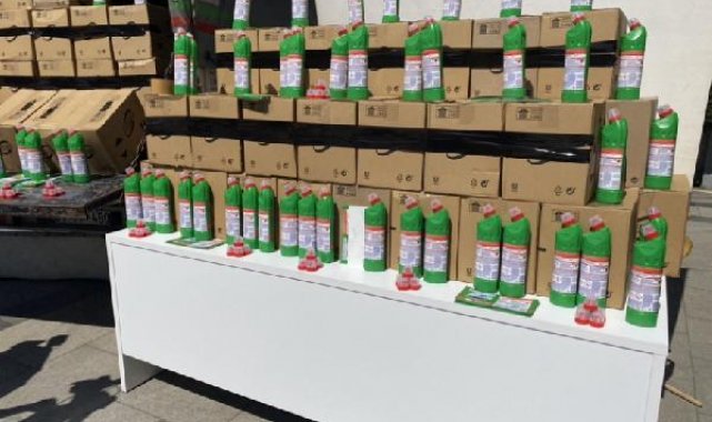 Tuzla'da sahte temizlik ürünü operasyonu