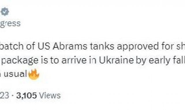 Ukrayna Milletvekili Rudik: Abrams tanklarının ilk sevkiyatı onaylandı