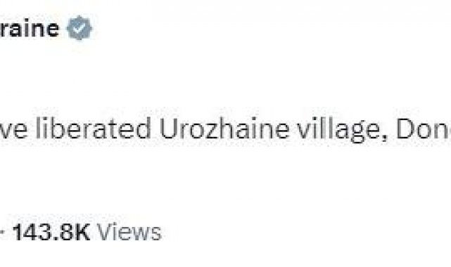 Ukrayna ordusu, Rusya sınırına yakın köyü geri aldı