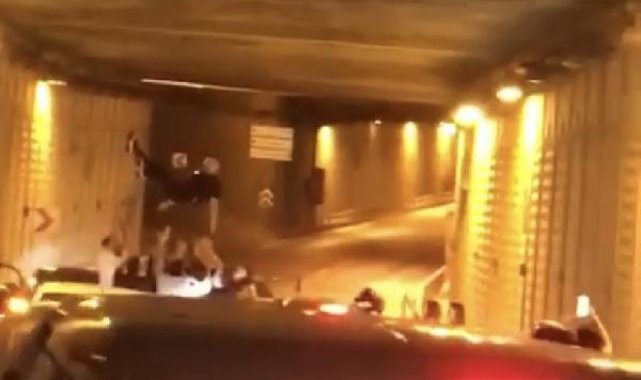 Ümraniye'de tüneli kapatanlara para cezası