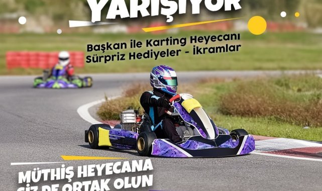 Uşak Belediyesinden 'Aileler Kartingde Yarışıyor' etkinliği