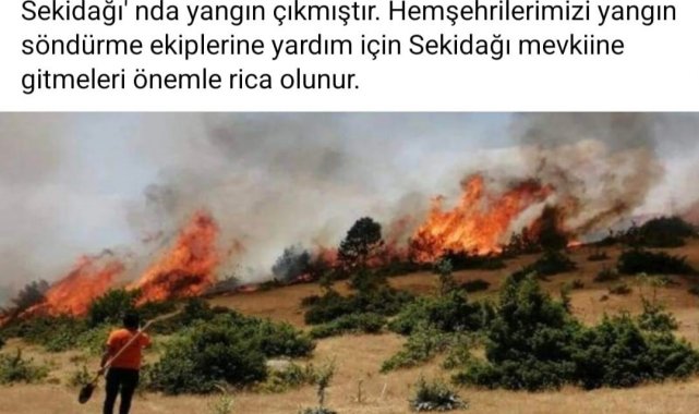 Yahyalı'daki yangın kontrol altına alındı