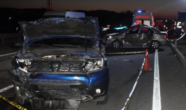 Yozgat'ta iki otomobil çarpıştı: 1 ölü, 2 yaralı